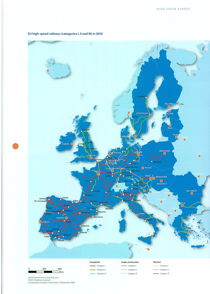 El mapa que aparece en la publicación de la comisión europea